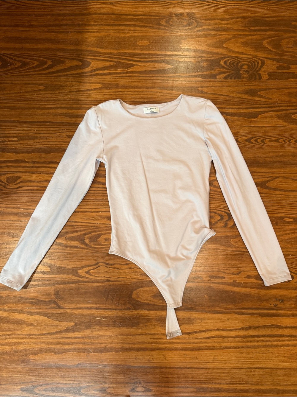 Aritzia BabatonLong Sleeve Bodysuit in Mauve